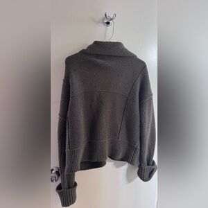 Bohme Olive Cowl Neck Sweater
